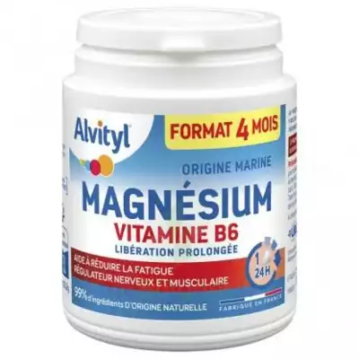 Acheter Alvityl Magnésium Vitamine B6 Libération Prolongée Comprimés LP Pot/120 à Gourbeyre